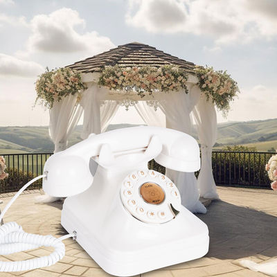 スタイリッシュ 結婚式 ゲストブック 電話 再充電可能 電源 ヴィンテージ 電話 レコーダー 結婚式