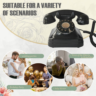 パーソナライズされた音声ゲストブック 32GB メッセージを残す 電話 結婚式